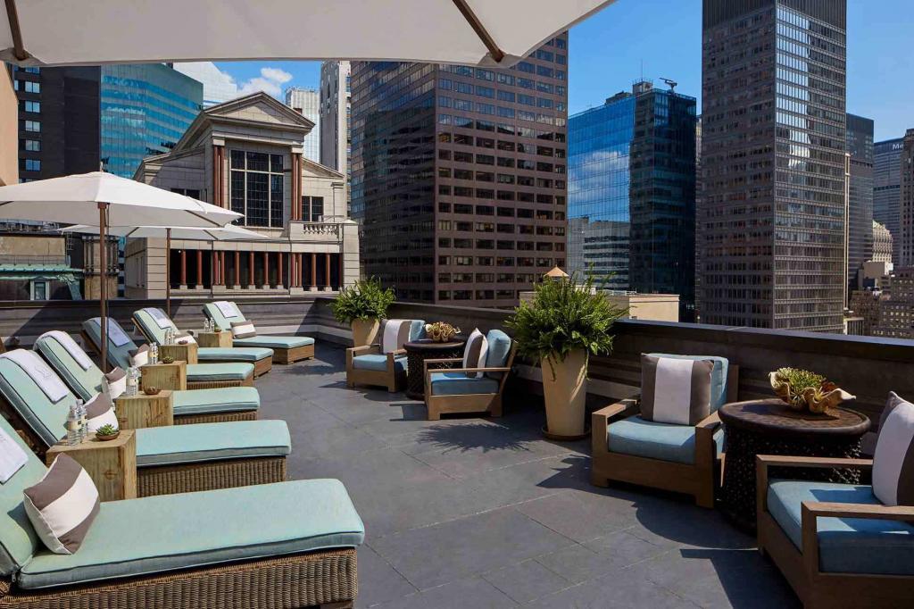 Sun deck at The Peninsula New York