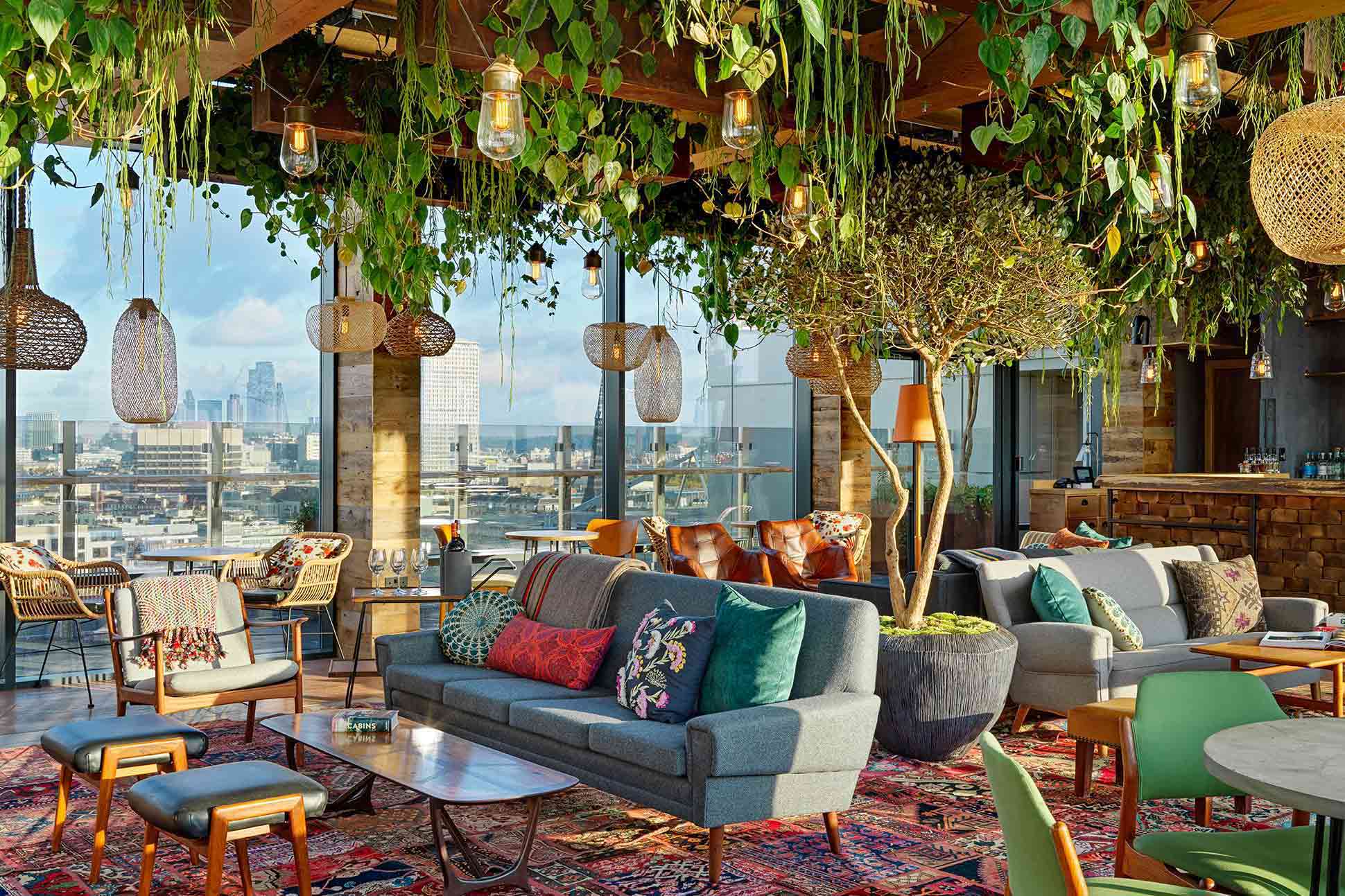 View at Treehouse London Hotel