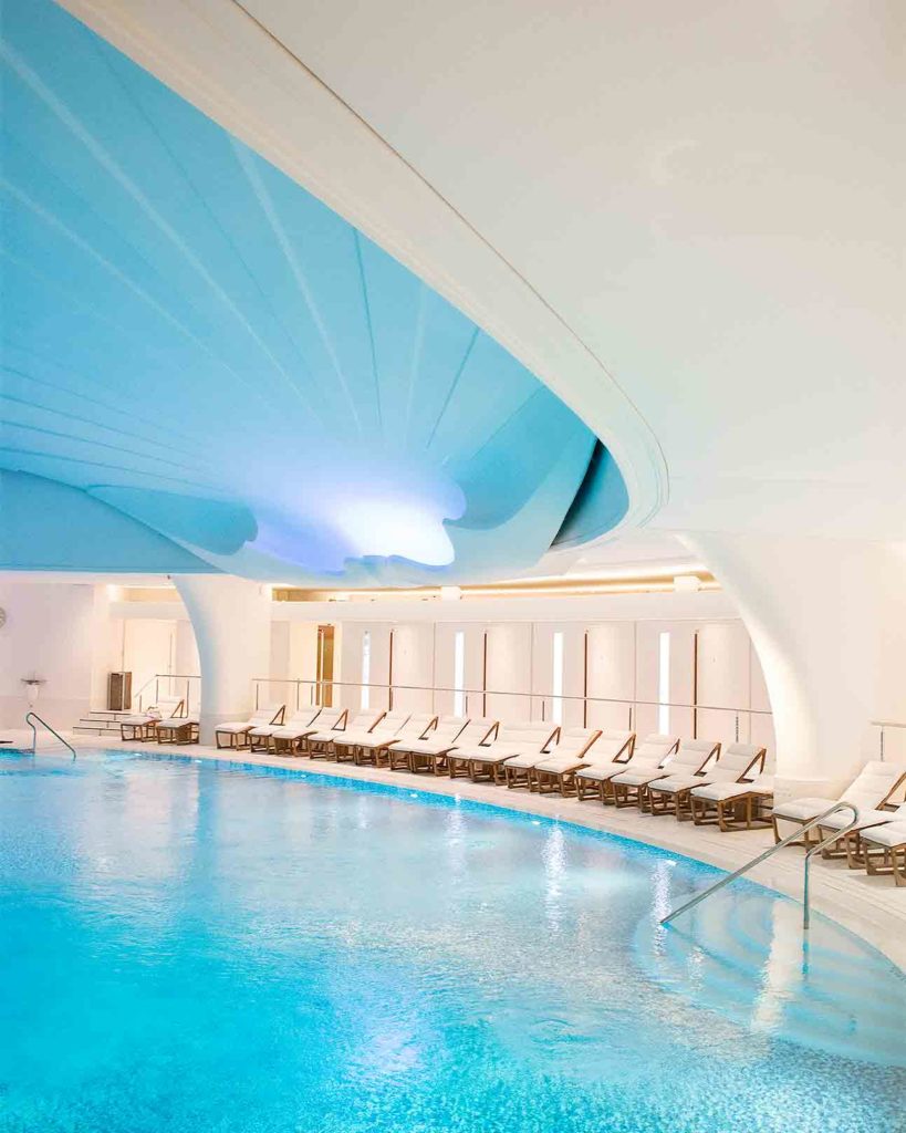 Interior of the Thermes Marins in Monaco