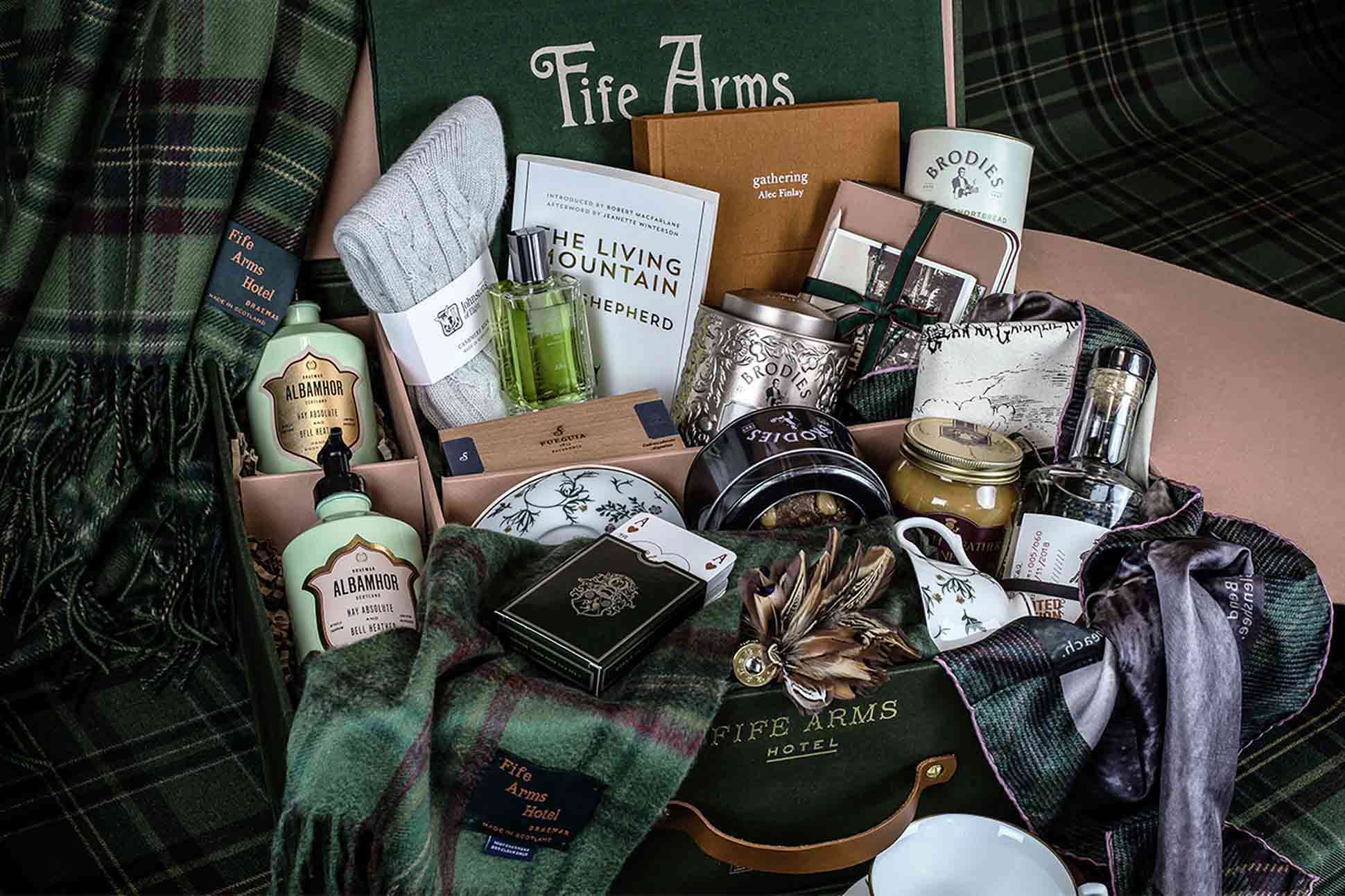 The Victoriana Hamper, available from the online shop of The Fife Arms, Braemar, Scotland