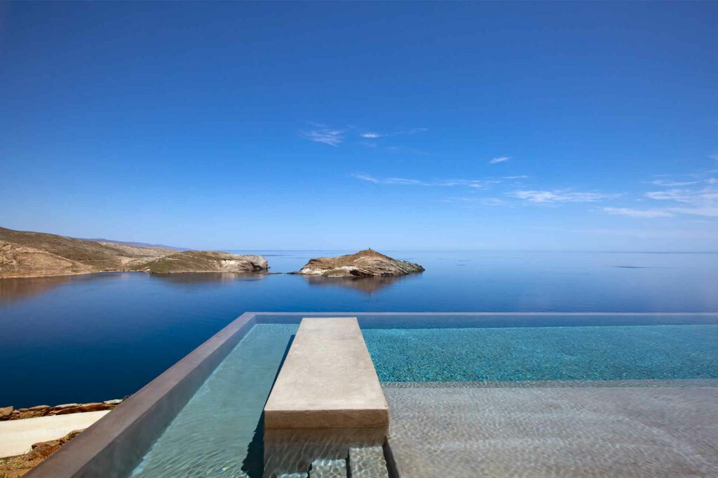 Infinity pool at Villa part of the Five Star Greece collection