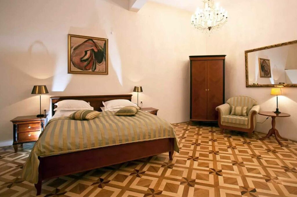Bedroom at Antiq Palace and Spa, Ljubljana, Slovenia