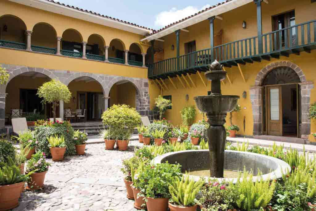 Belmond Hotel Monasterio, Cusco, Peru courtyard