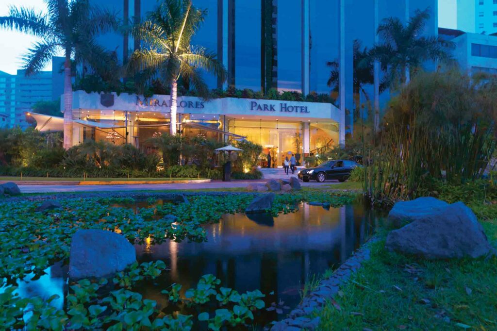 Entrance at Belmond Miraflores Park, Lima, Peru