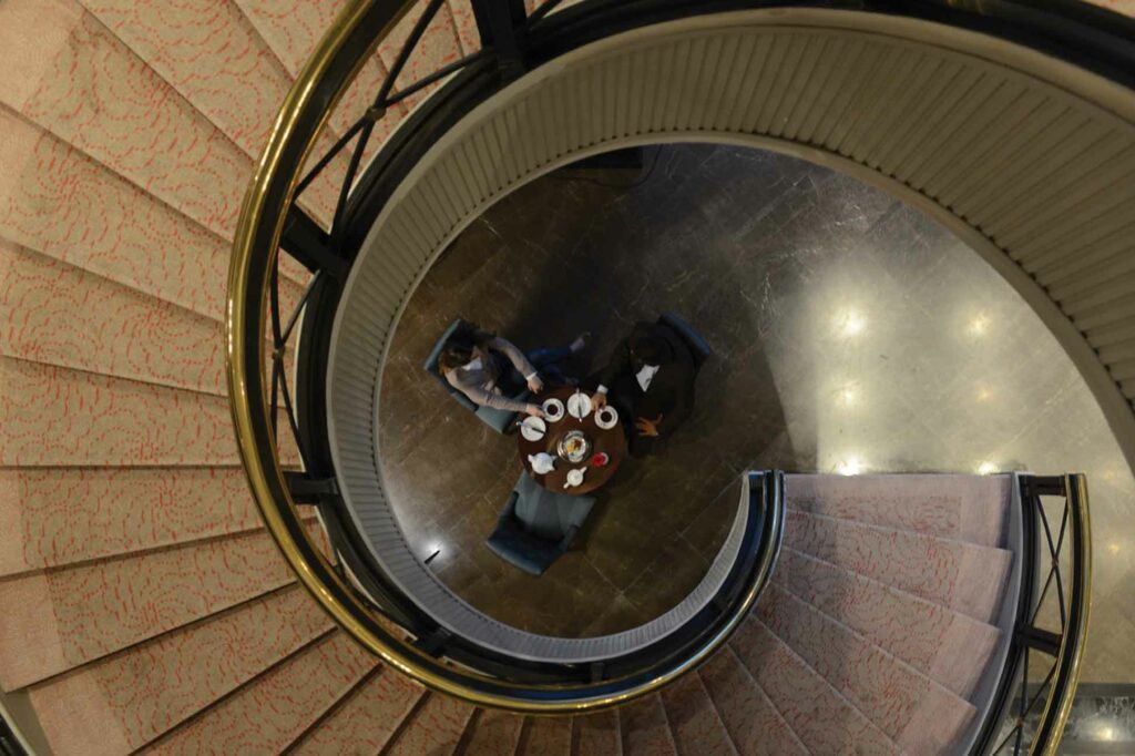 Stairwell at Belmond Miraflores Park, Lima, Peru