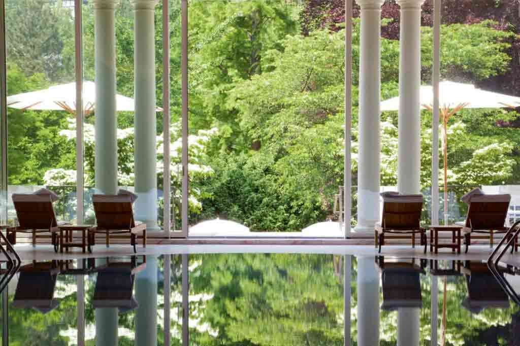 Indoor pool at Brenners Park Hotel