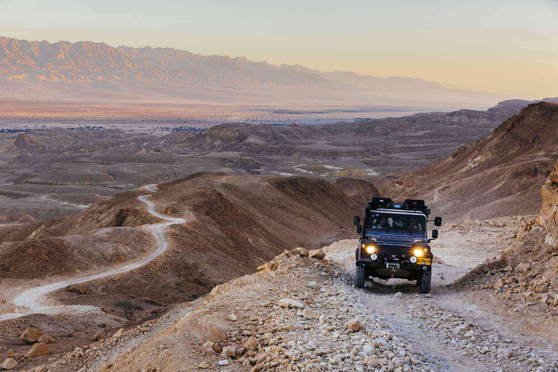 Desert Jeep ride at Six Senses Shaharut, Negev Desert, Israel