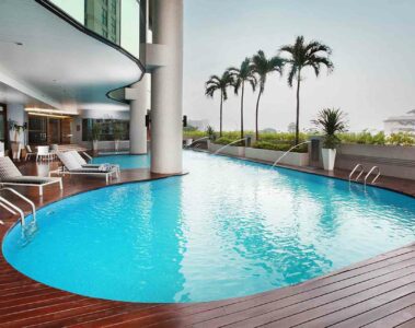 Outdoor pool at the Dorsett Kuala Lumpur, Malaysia