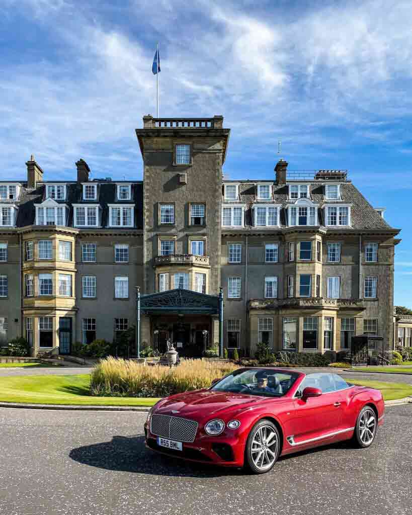 Exterior view of Gleneagles, Auchterarder, Scotland