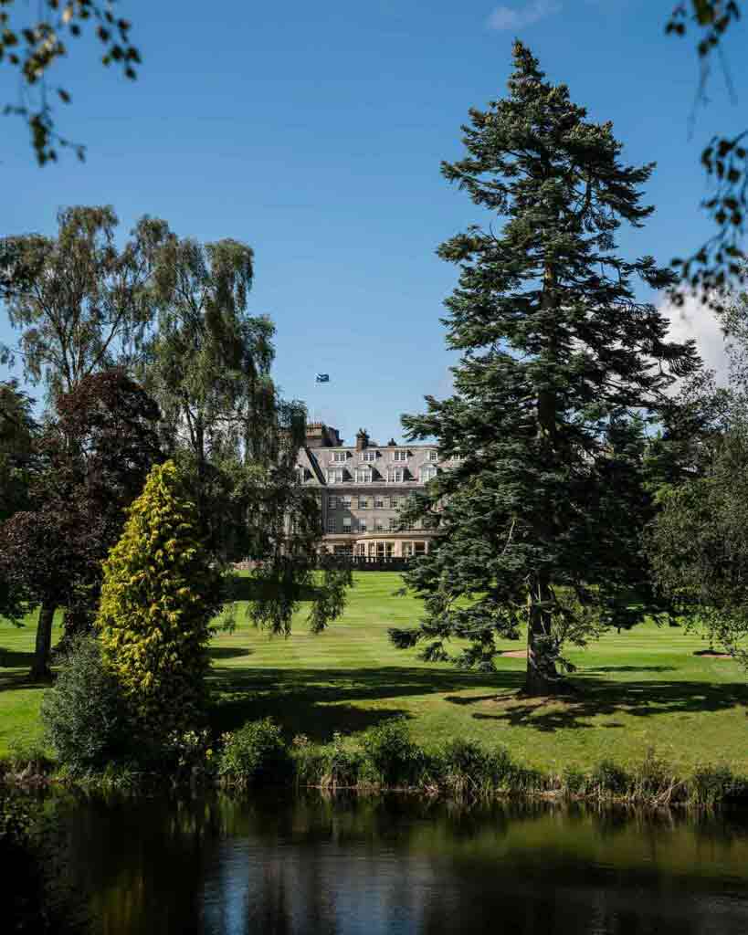 Natural landscape surrounding Gleneagles, Auchterarder, Scotland