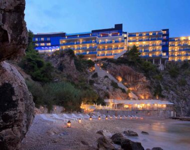 The Hotel Bellevue Dubrovnik private beach