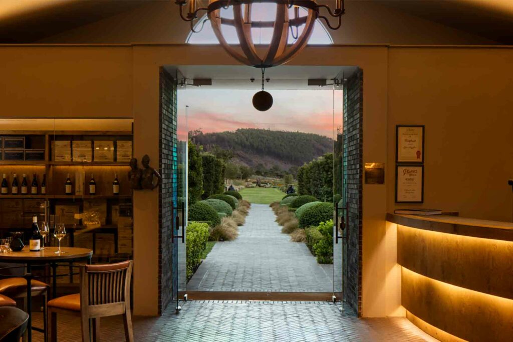 Restaurant at Leeu Estates, Franschhoek, South Africa