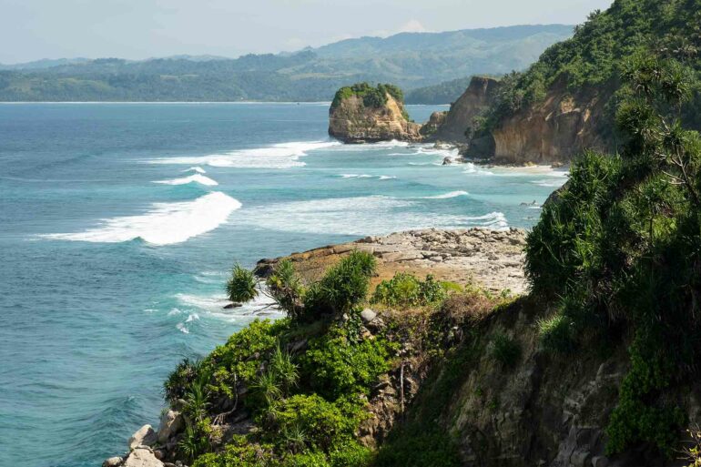 The coast outside Lelewatu Resort, Sumba, Indonesia
