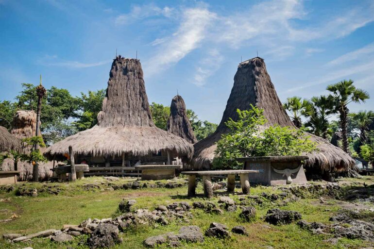 A local village near Lelewatu Resort, Sumba, Indonesia