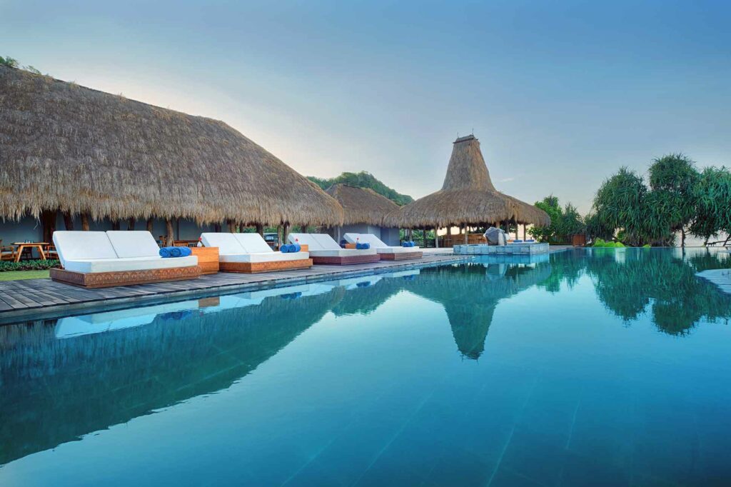 Pool at Lelewatu Resort, Sumba, Indonesia