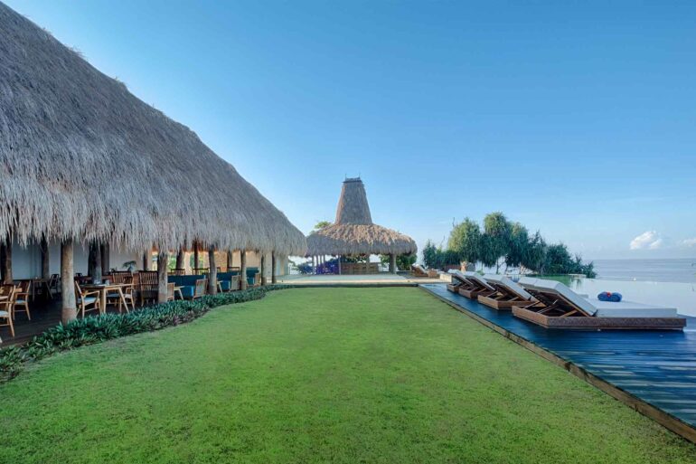 Relaxation area at Lelewatu Resort, Sumba, Indonesia