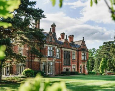 Exterior view of Rockliffe Hall, Darlington, United Kingdom