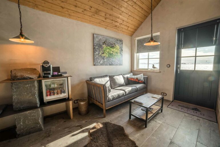 Interior at Torfhús Retreat, Selfoss, Iceland