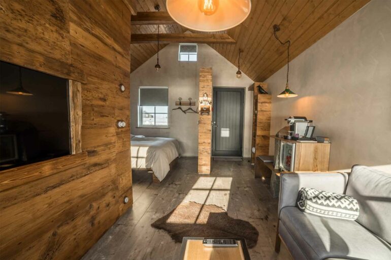 Bedroom at Torfhús Retreat, Selfoss, Iceland