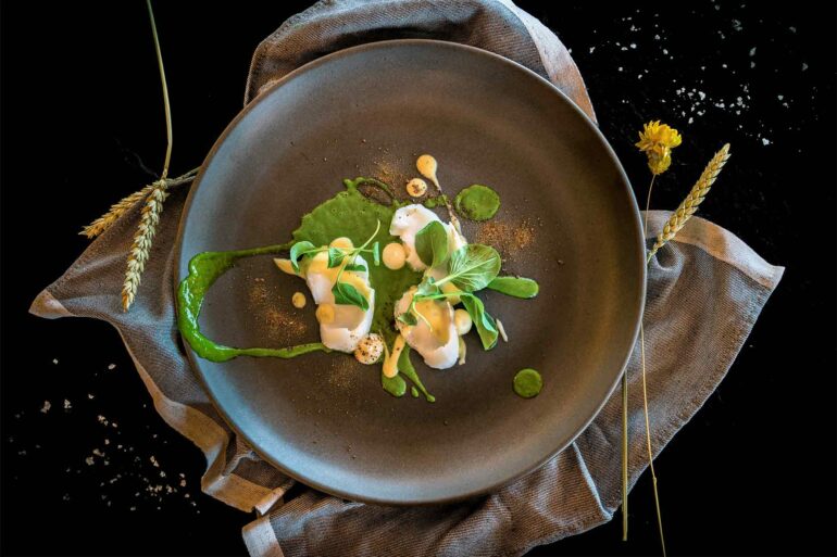 A meal at Torfhús Retreat, Selfoss, Iceland