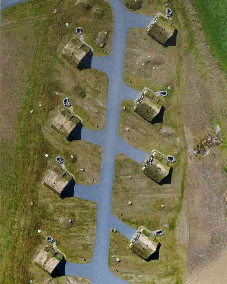 Aerial view of Torfhús Retreat, Selfoss, Iceland