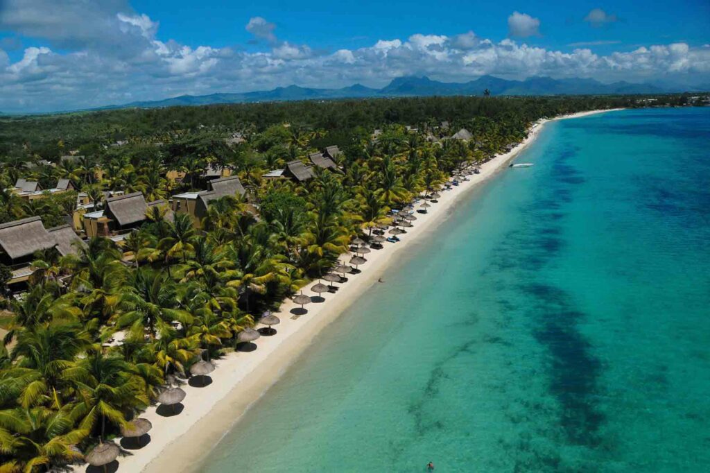 Trou aux Biches, Mauritius stretch of beach