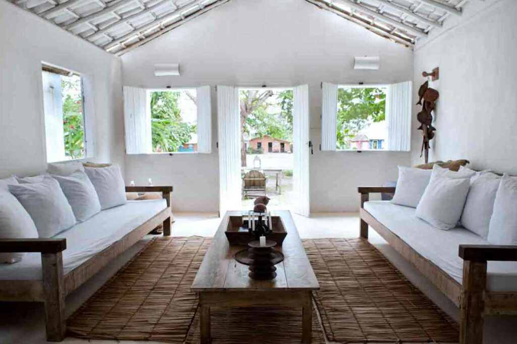 Uxua Casa Hotel and Spa living room