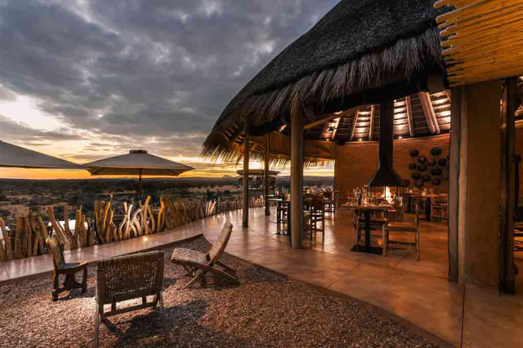 Restaurant with a view at Zannier Hotels Omaanda, Namibia