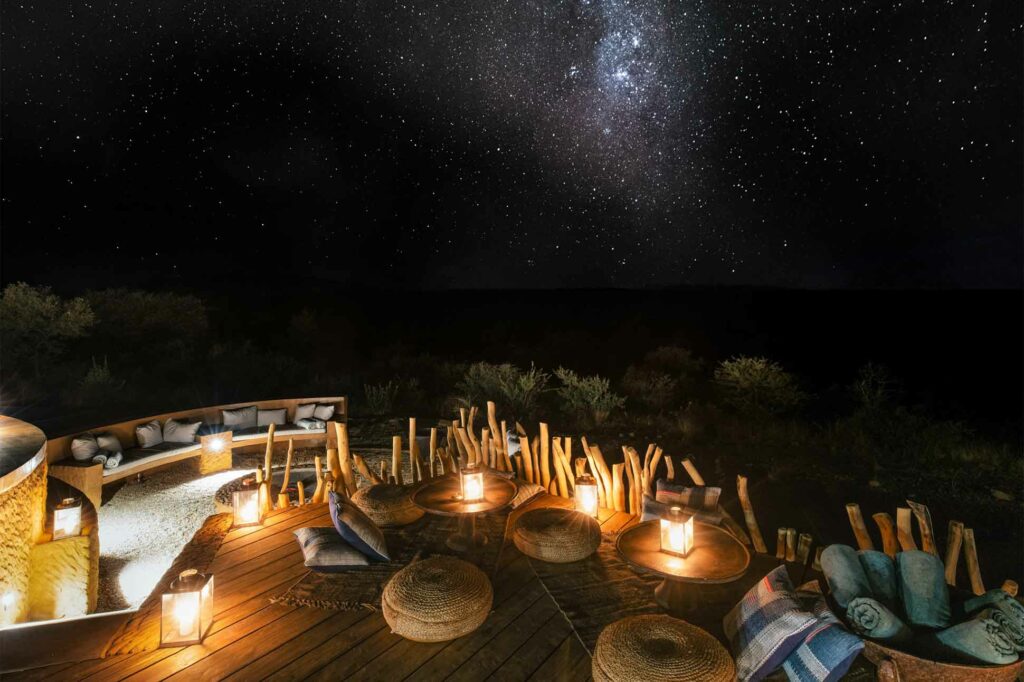 Starry skies over the savannah, Zannier Reserve, Namibia