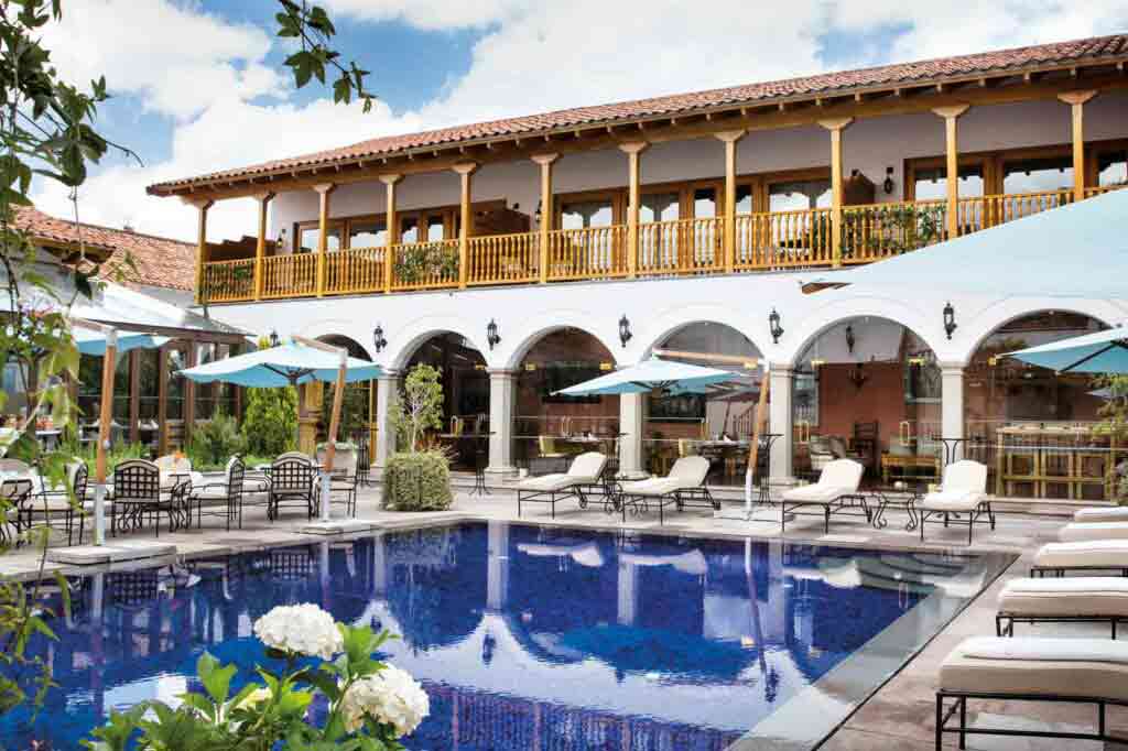 Belmond Palacio Nazarenas outdoor pool