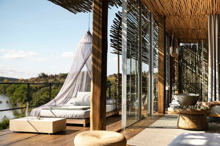 Balcony at Singita Lebombo Lodge, Kruger, South Africa