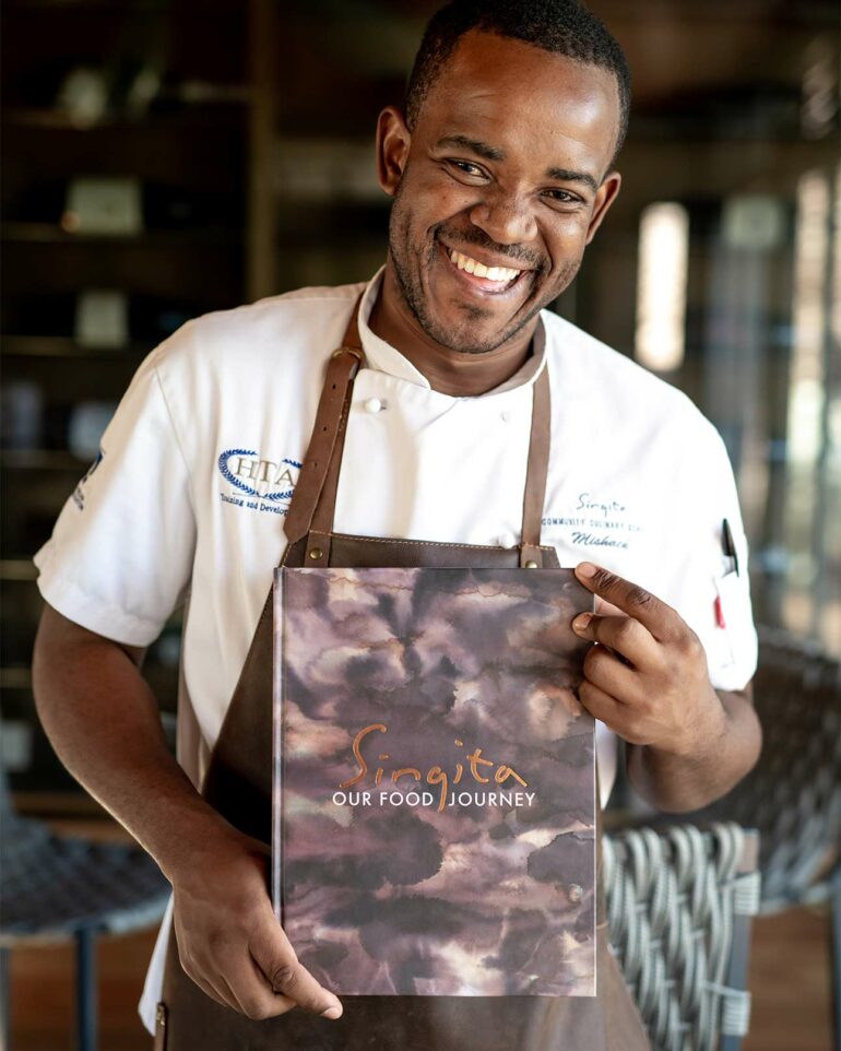 A chef at Singita Lebombo Lodge, Kruger, South Africa