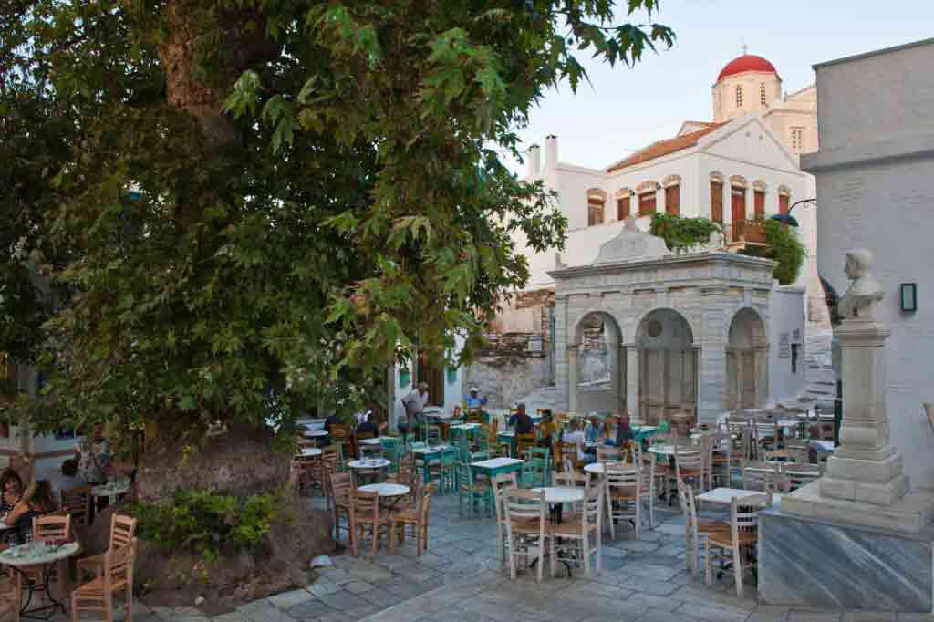 Tinos, Cyclades, Greece – taverna