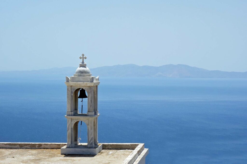 Tinos, Cyclades, Greece – Church with a view