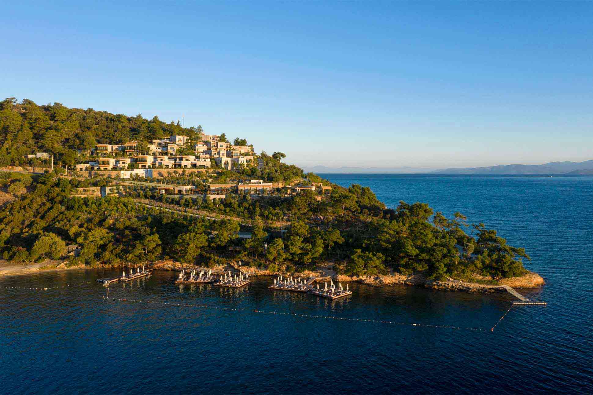 Aerial view of Bodrum Loft, Turkey