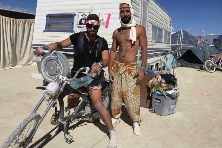 Borja Pena at Burning Man, Black Rock City, Nevada, USA