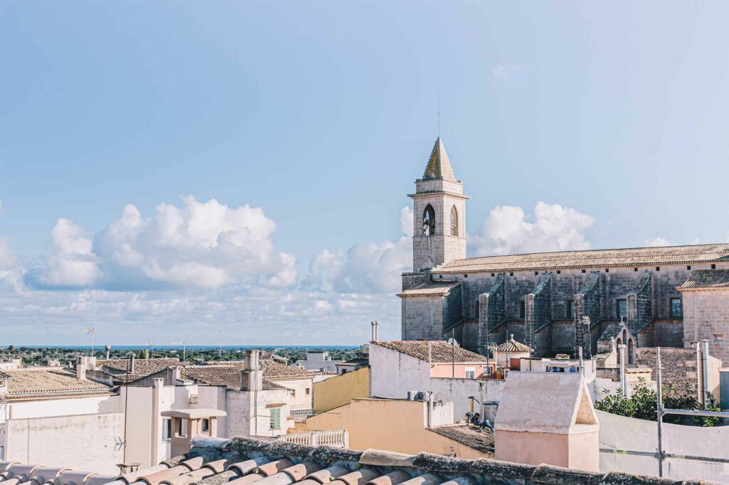 View over Santanyí, Mallorca, Spain