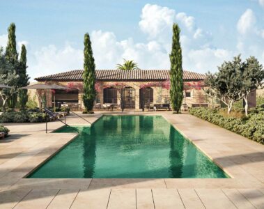 Outdoors pool at Can Ferrereta, Santanyí, Mallorca, Spain