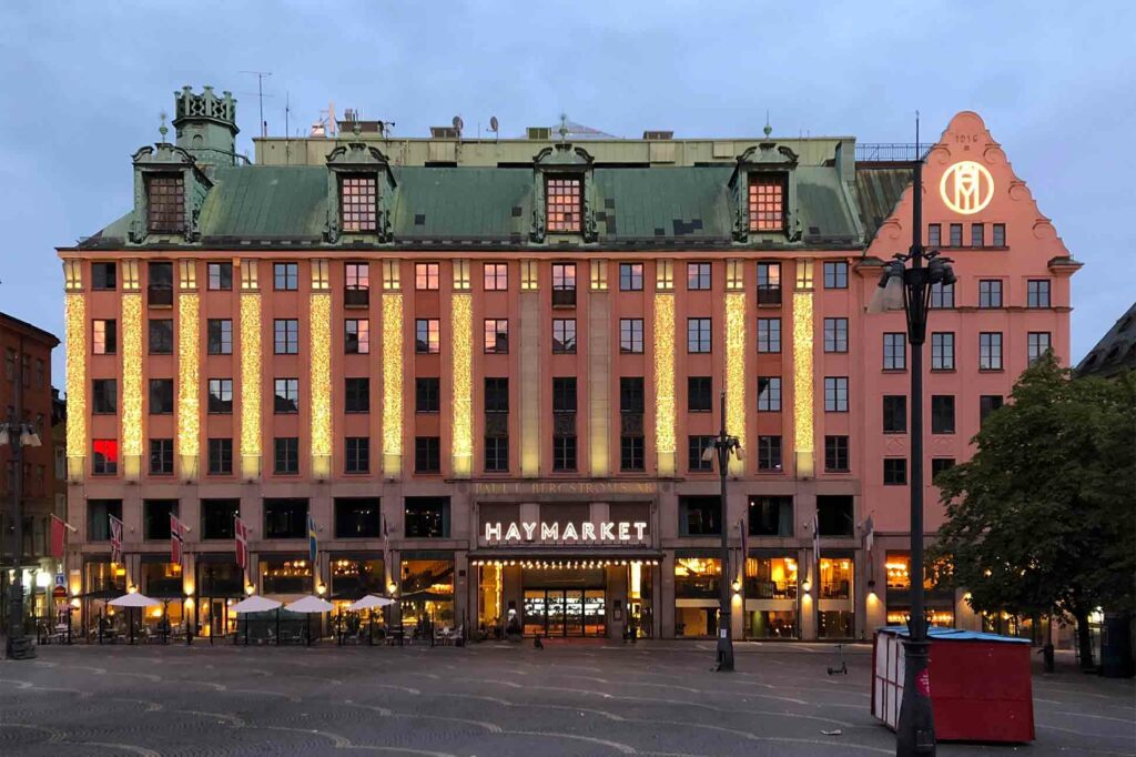 Haymarket by Scandic Stockholm exterior - department store
