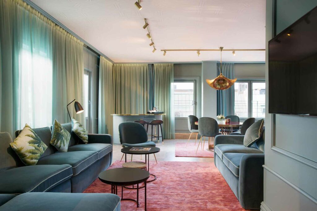 Haymarket by Scandic Stockholm suite, interior design