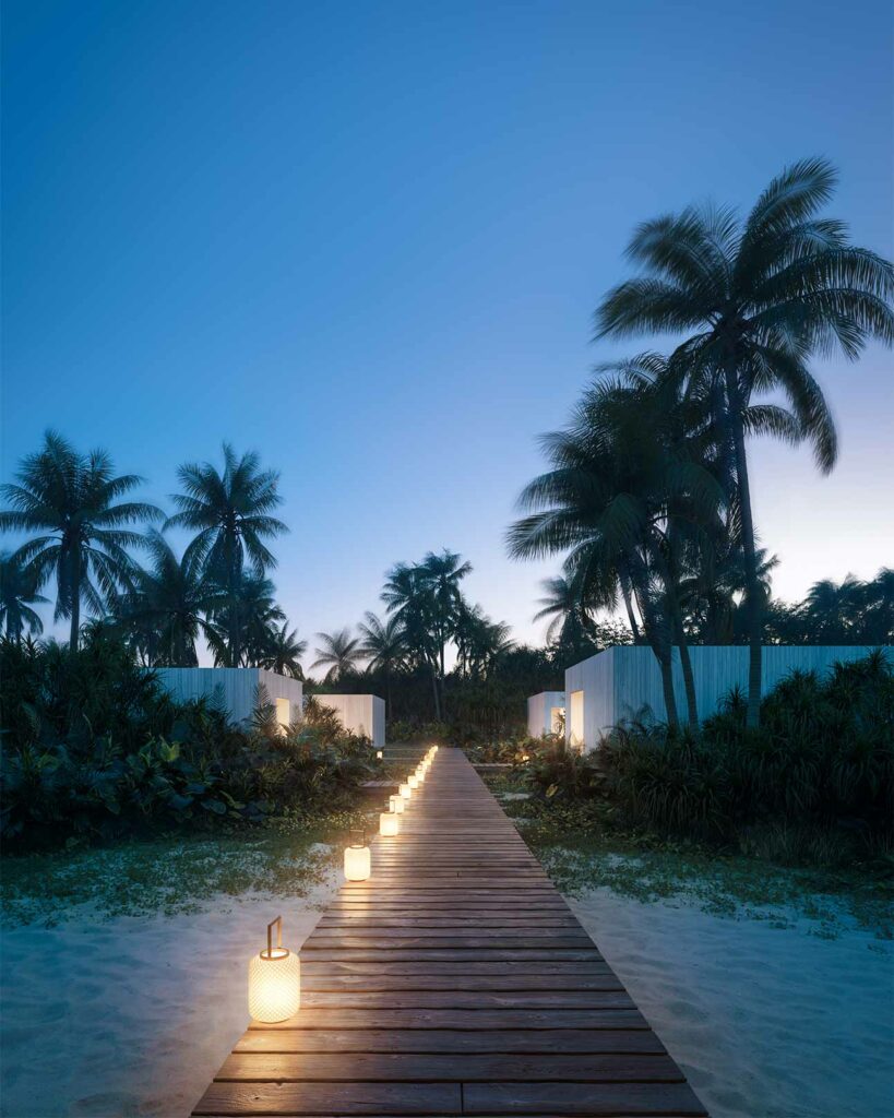 Night falls over Patina Maldives, Fari Islands