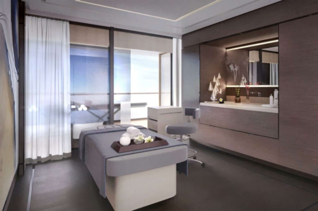 The Ritz-Carlton Yacht Collection spa render