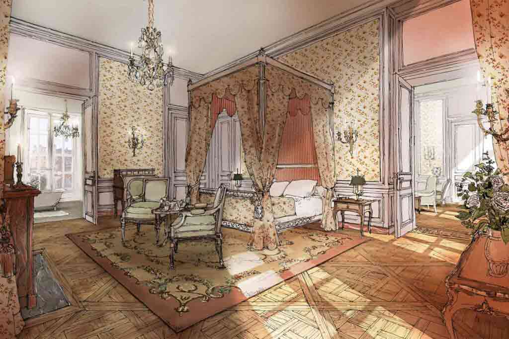 The Suite Necker at Airelles Château de Versailles, Le Grand Contrôle, France