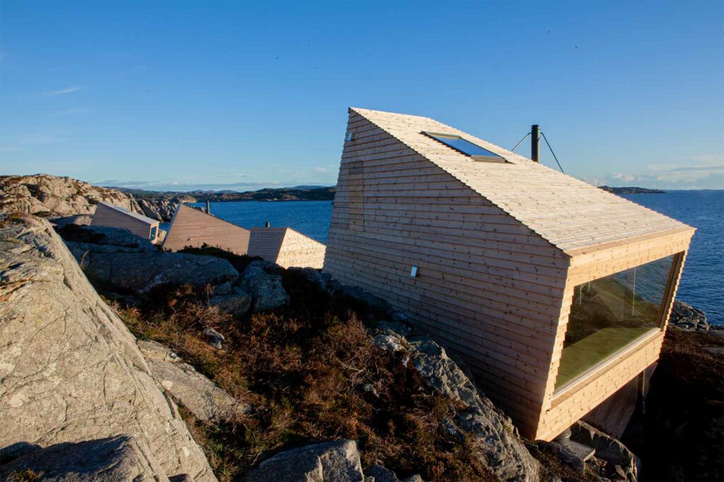 Seaside living at Flokehyttene, Norway designer cabins
