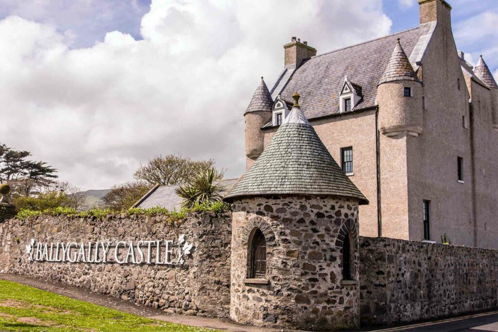 Close-up of Ballygally Castle Hotel, Northern Ireland