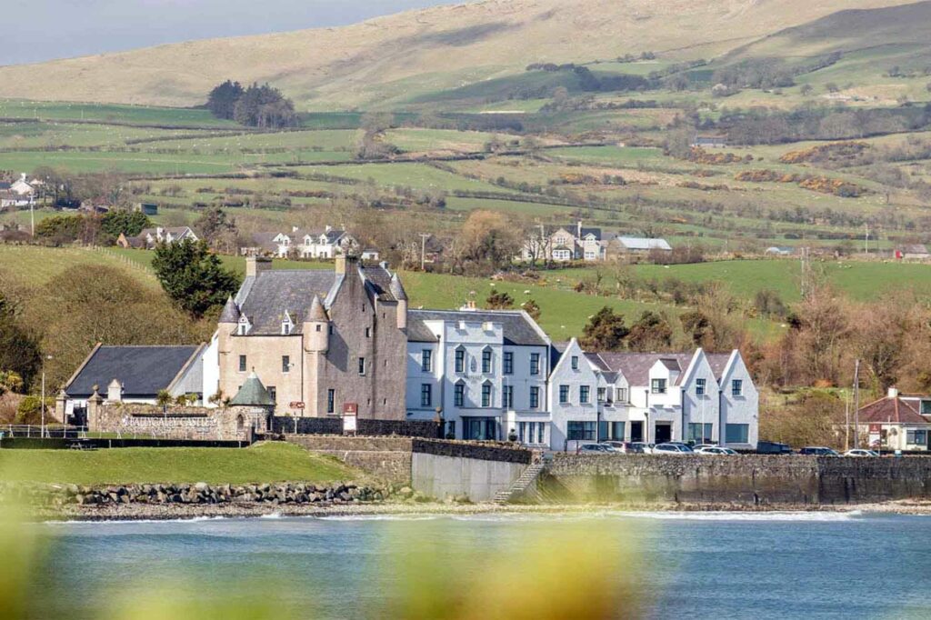 Exterior of Ballygally Castle Hotel, Northern Ireland