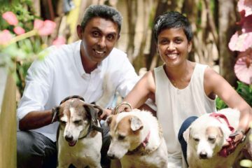 Portrait of Camintha and Rajindra Jayasinghe, Ayu in the Wild, Colombo, Sri Lanka