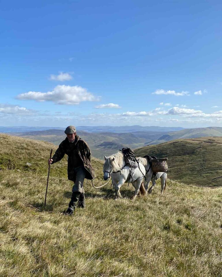 Hiking in the Highlands of Auchterarder, Scotland
