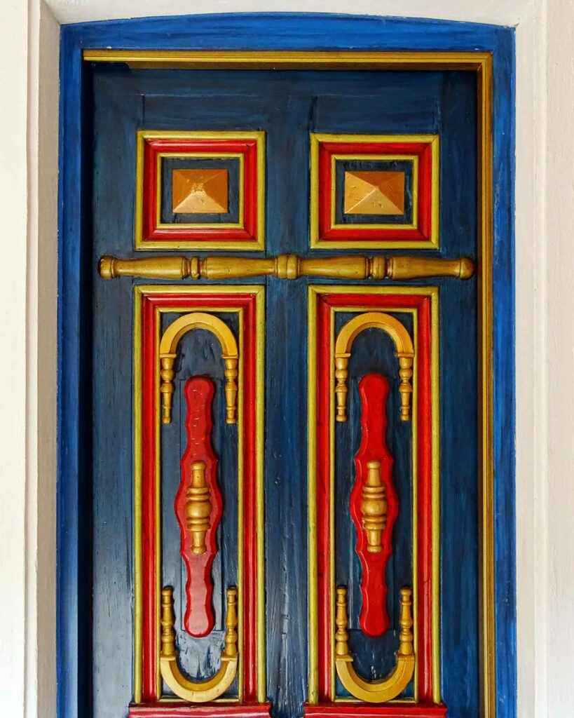 Embellished door in Ecuador