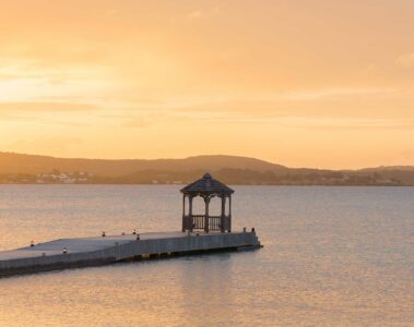 Sunset at Jumby Bay Island, Antigua